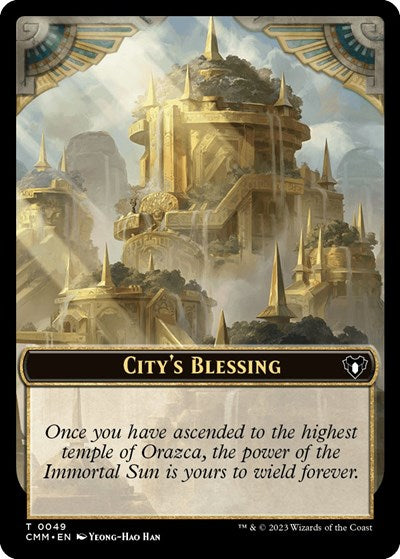 City's Blessing // Dragon Egg Double-Sided Token