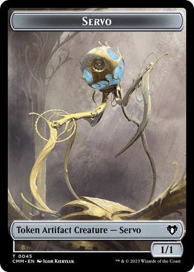 Servo // Emblem - Daretti, Scrap Savant Double-Sided Token