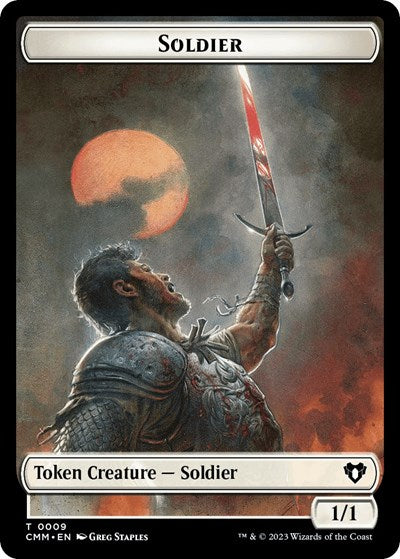 Soldier // Demon Double-Sided Token