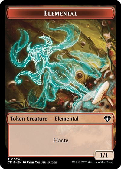 Elemental (0024) // Dragon (0021) Double-Sided Token
