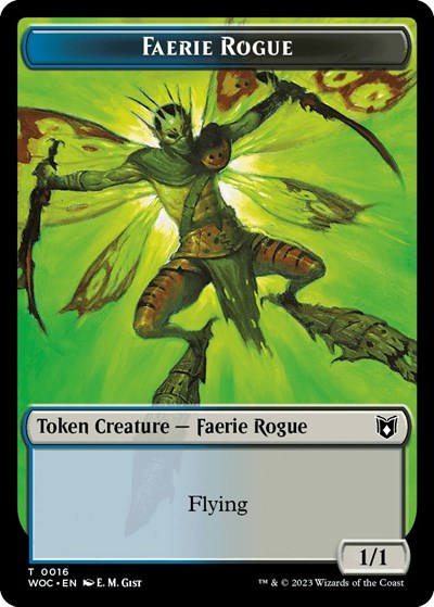 Faerie Rogue (0016) // Copy Double-Sided Token