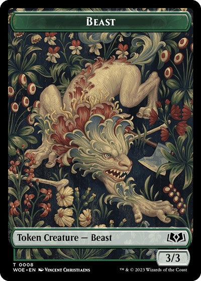 Beast // Food (0012) Double-Sided Token