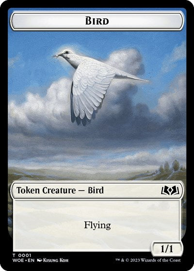 Bird // Food (0011) Double-Sided Token