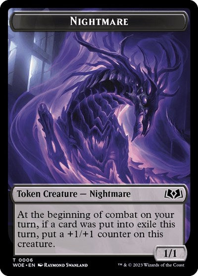 Nightmare // Food (0011) Double-Sided Token