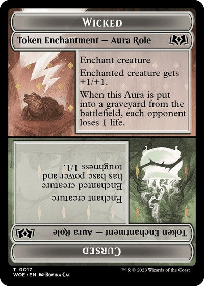 Wicked Role / Cursed Role // Emblem - On An Adventure Double-Sided Token