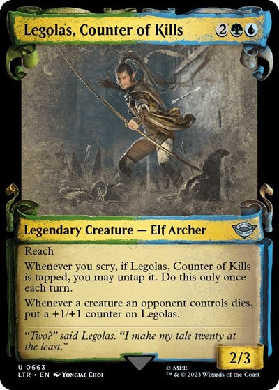 Legolas, Counter of Kills (Showcase Scrolls)
