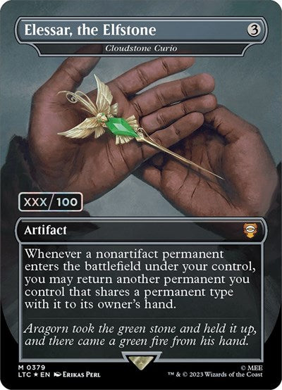 Elessar, the Elfstone - Cloudstone Curio (Serial Numbered)