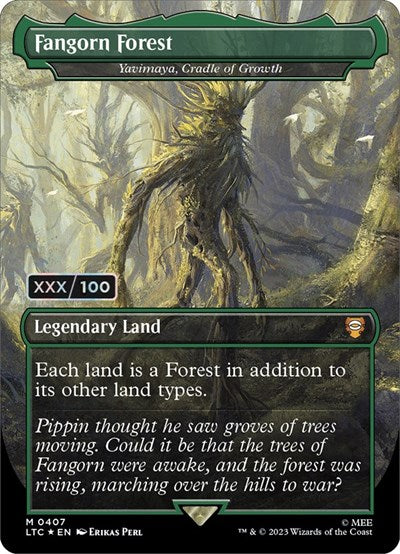 Fangorn Forest - Yavimaya, Cradle of Growth (Serial Numbered)