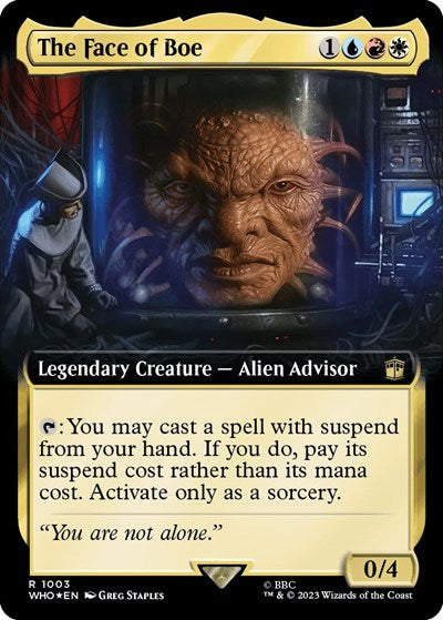 The Face of Boe (Extended Art) (Surge Foil)
