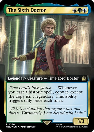 The Sixth Doctor (Extended Art) (Surge Foil)