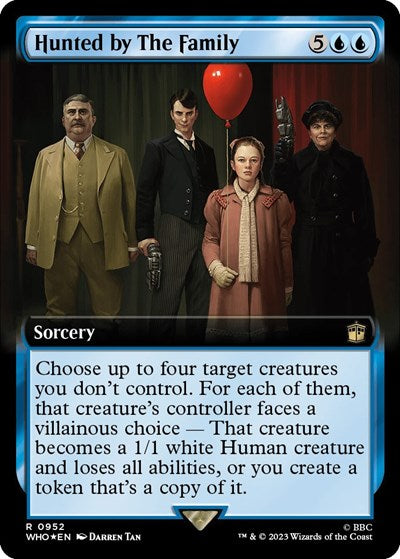 Hunted by The Family (Extended Art) (Surge Foil)
