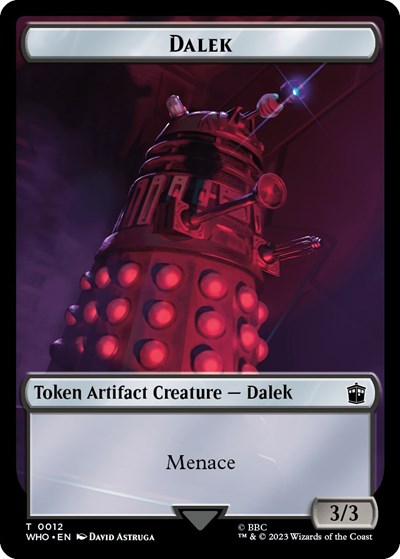 Dalek // Treasure (0029) Double-Sided Token