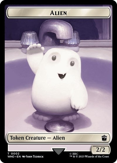 Alien // Food (0025) Double-Sided Token