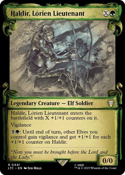 Haldir, Lorien Lieutenant (Showcase Scrolls)