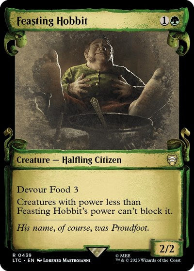Feasting Hobbit (Showcase Scrolls)