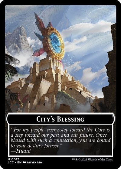 City's Blessing // Dinosaur Double-Sided Token