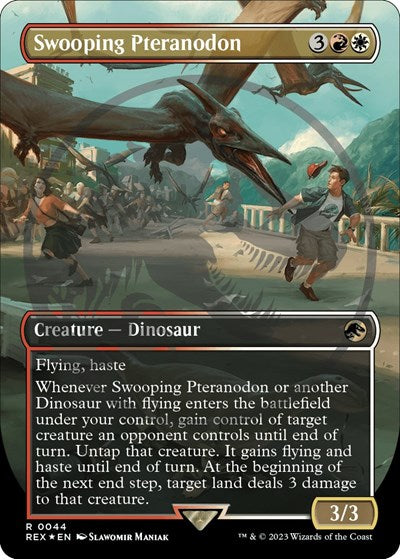 Swooping Pteranodon (Borderless) (Emblem)