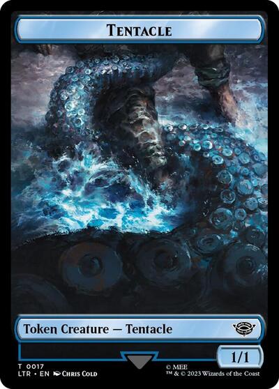 Tentacle // Food (0024) Double-Sided Token (Surge Foil)