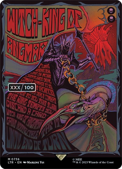 Witch-king of Angmar (Borderless Poster) (Serial Numbered)