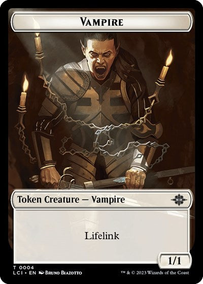 Vampire // Dinosaur (0009) Double-Sided Token
