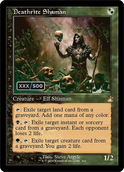 Deathrite Shaman (Retro Frame) (Serial Numbered)
