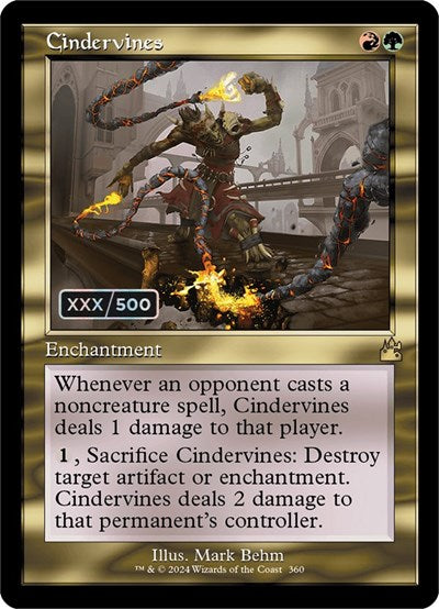 Cindervines (Retro Frame) (Serial Numbered)