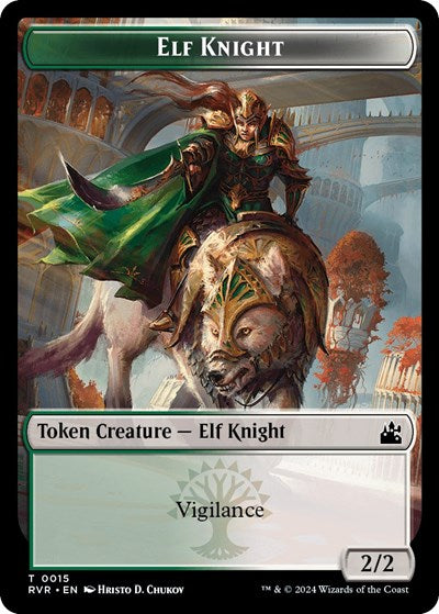 Elf Knight // Voja Double-Sided Token