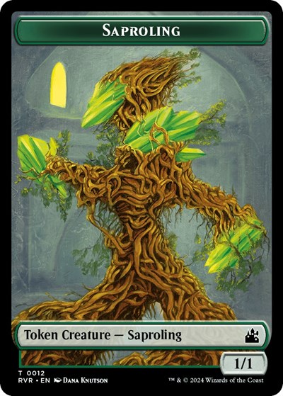 Saproling // Goblin (0009) Double-Sided Token