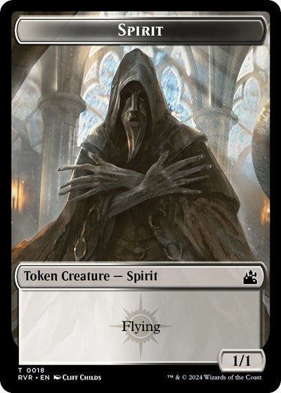 Spirit (0018) // Goblin (0009) Double-Sided Token