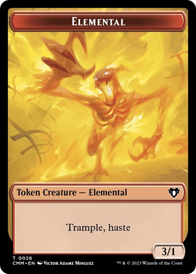 Elemental (0026) // Kor Soldier Double-Sided Token