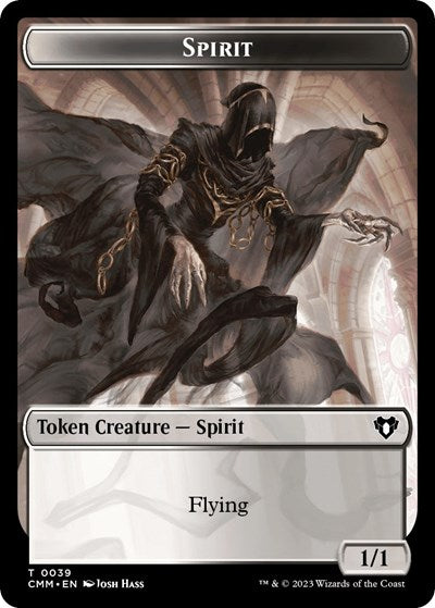 Spirit (0039) // Zombie (0013) Double-Sided Token