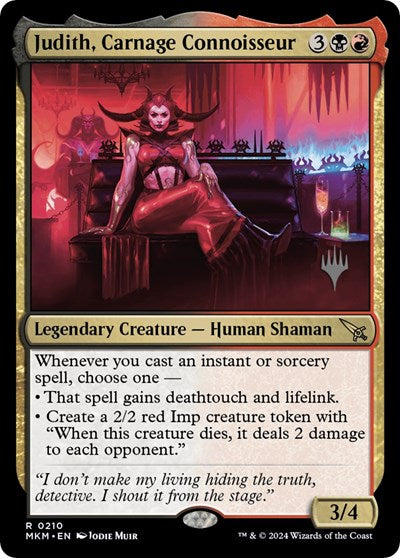 Judith, Carnage Connoisseur