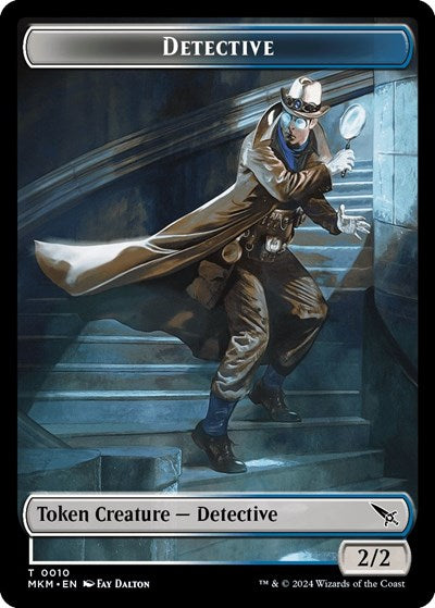 Detective // Bat Double-Sided Token