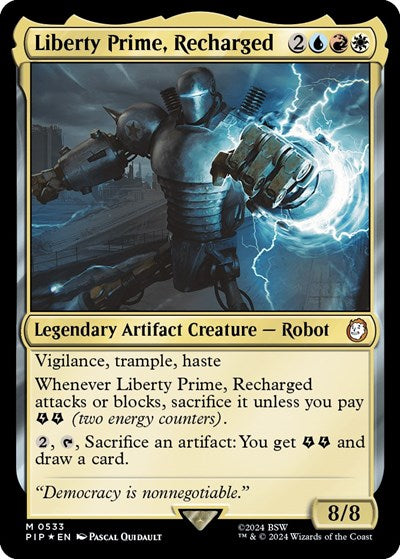 Liberty Prime, Recharged (Surge Foil)
