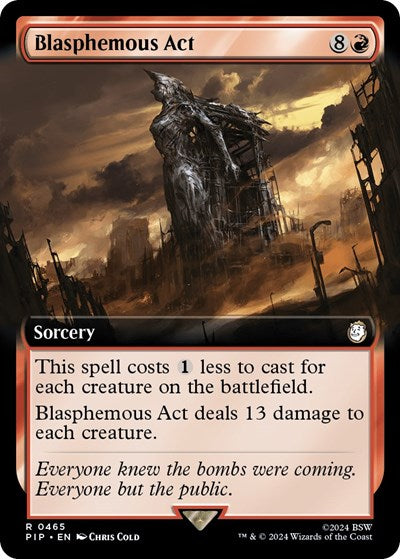 Blasphemous Act (Extended Art)