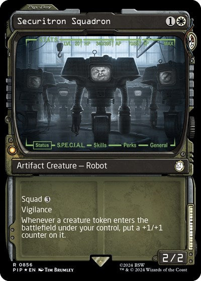 Securitron Squadron (Showcase) (Surge Foil)