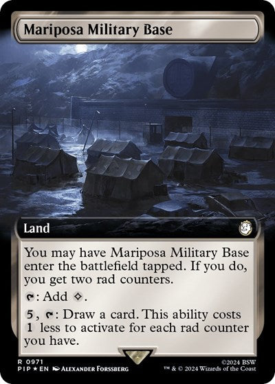 Mariposa Military Base (Extended Art) (Surge Foil)