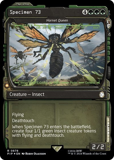 Specimen 73 - Hornet Queen (Showcase) (Surge Foil)