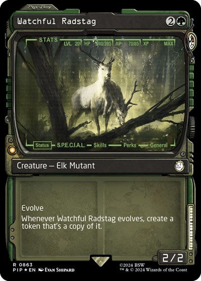 Watchful Radstag (Showcase) (Surge Foil)