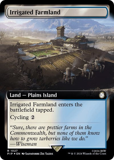 Irrigated Farmland (Extended Art) (Surge Foil)