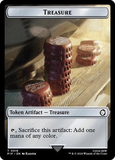 Treasure (0018) // Human Knight Double-Sided Token