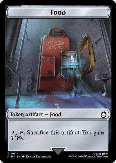 Food (0014) // Soldier (0010) Double-Sided Token