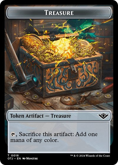 Treasure // Golem Double-Sided Token