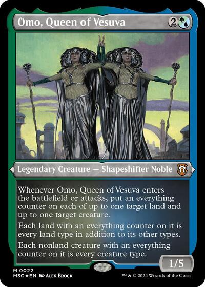 Omo, Queen of Vesuva (Foil Etched)