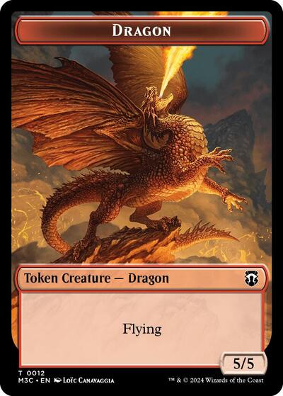Dragon // Copy Double-Sided Token