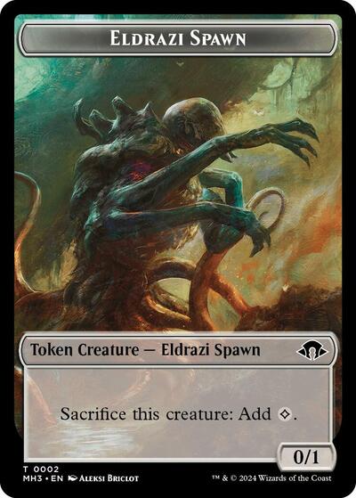 Eldrazi Spawn // Bird Double-Sided Token