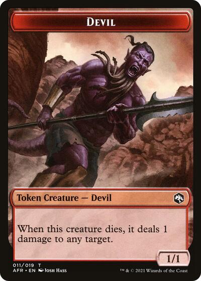 Devil // Vecna Double-Sided Token