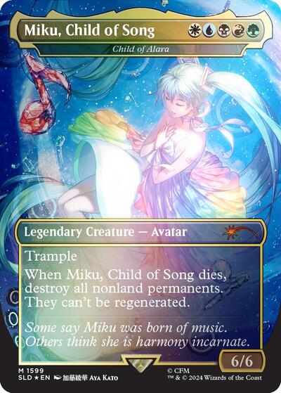 Miku, Child of Song - Child of Alara (Rainbow Foil)