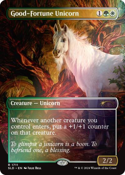 Good-Fortune Unicorn (Rainbow Foil)