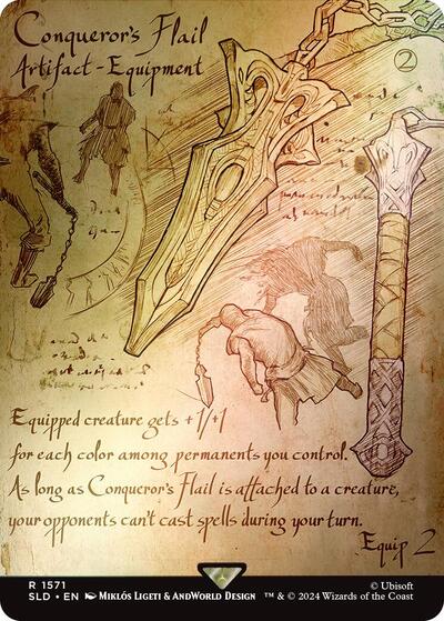 Conqueror's Flail (Rainbow Foil)